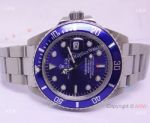 Rolex Silver Case Submariner Blue Dial mens Watch_th.jpg